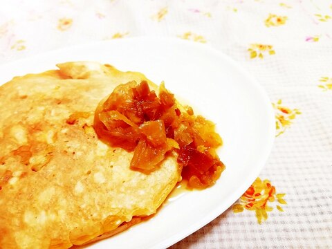 柑橘風味♪御飯パンケーキ